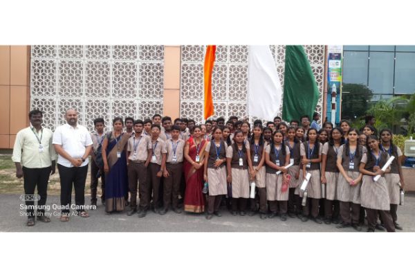 XI STD - Trivandrum.  On 20th July, the students of XI STD went on an educational field trip to the Indian Space Research Organization (ISRO) Satellite centre, Trivandrum.