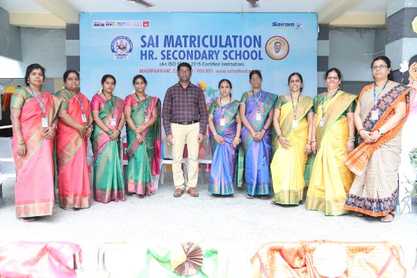 Investiture ceremony in Sai Matriculation Hr. Sec. School, Madipakkam