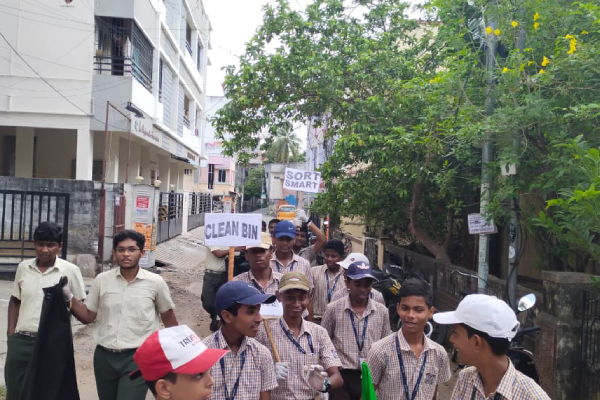 Students Lead the Way Dry Waste Collection Drive for a Greener Tomorrow
